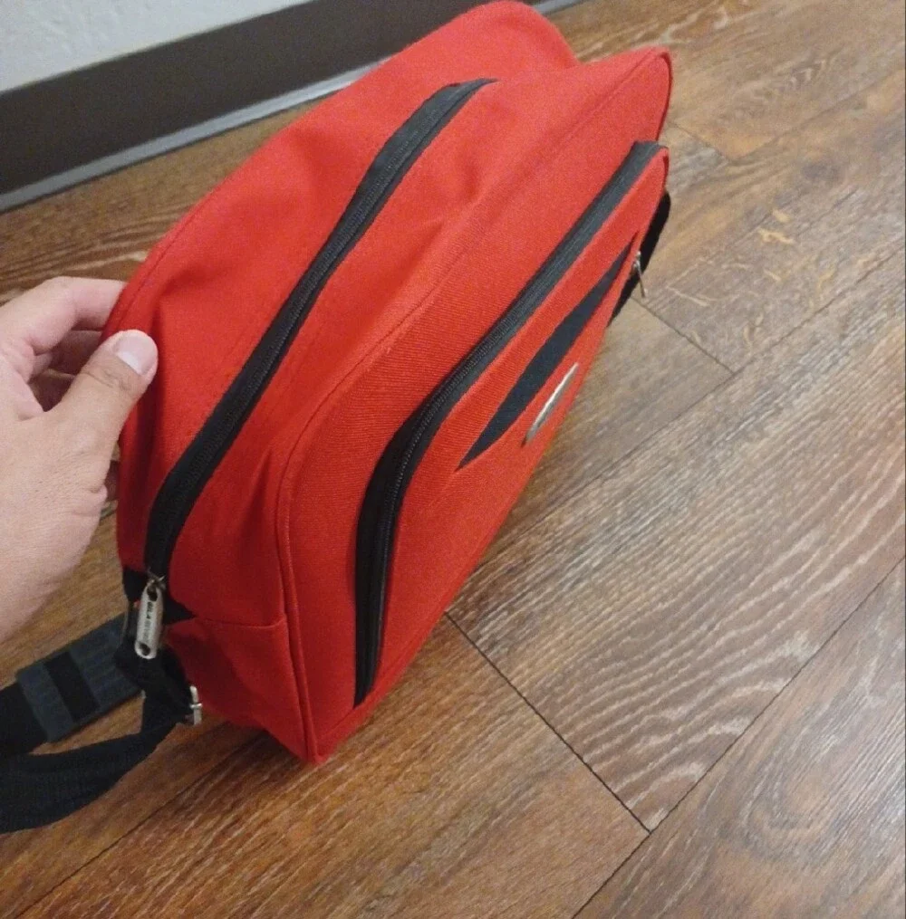 Gila River Red Men's Crossbody Bag - Compact Everyday Carry